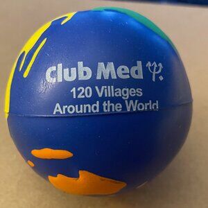 2000  Club Med 120 Villages Around the World Stress Ball.  Show Giveaway NWOT